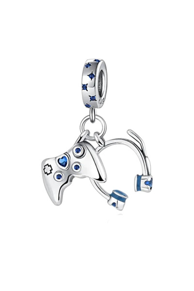 Dumledo Oyun Kolu ve Kulaklık Gamer Charm | 925 Ayar Gümüş