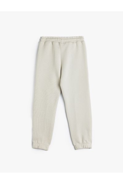 Koton Tie-Up Waist Jogger Sweatpants - Raster Design