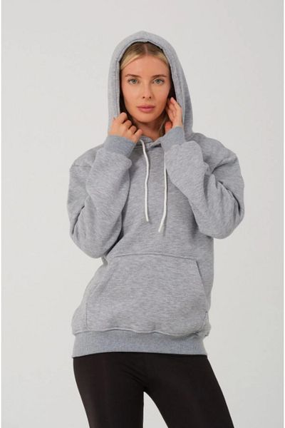 Art's Grey Hooded Kangaroo Pocket Sweatshirt