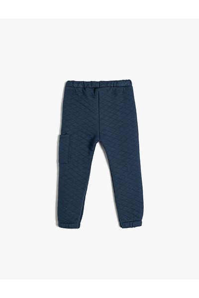 Koton Quilted Jogger Sweatpants - Basic Model with Pockets