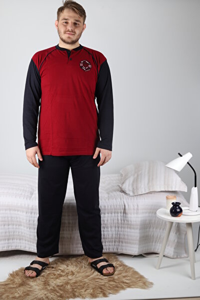 Rimoli 100% Cotton Single Jersey Men's Plus Size Pajama Set 915