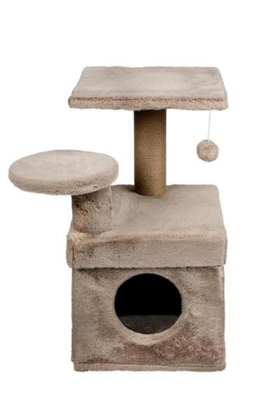 Dubex منصة لعب للقطط باللون البيج مقاس 65x51x72 سم - من Petshop