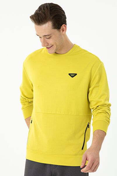 U.S. Polo Assn. Erkek Fıstık Yeşili Sweatshirt 50277949-VR087