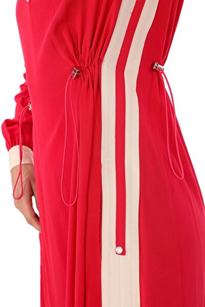 lodmela Φούξια Φόρεμα Βισκόζης - Πλαϊνή Γραβάτα, Μοντέλο 2216