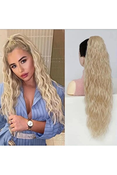 Suzan Peruk At kuyruğu Postiş Mandal Tokalı Afro Dalgalı Tak Ve çık