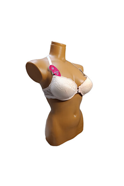 Star Dantelli Pudra Push Up Destekli Sütyen | Toparlayıcı Ve Şekillendirici – 75b