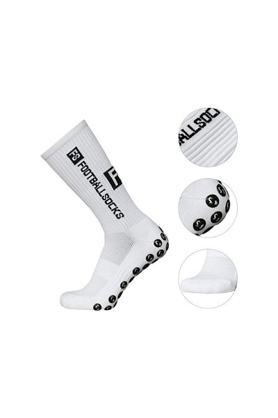 Shuttle Park Șosete unisex, personalizate, albe, anti-alunecare, din silicon, cu talpă, fără sudură