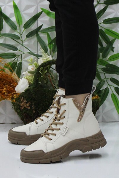 fort Guja 24K310-14 Camel Orijinal Ürün Yumuşak Esnek Kaymaz Taban Kadın Bot