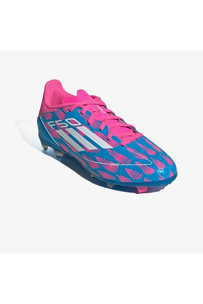 adidas Pantofi de fotbal pentru gazon albastru pentru copii F50 League