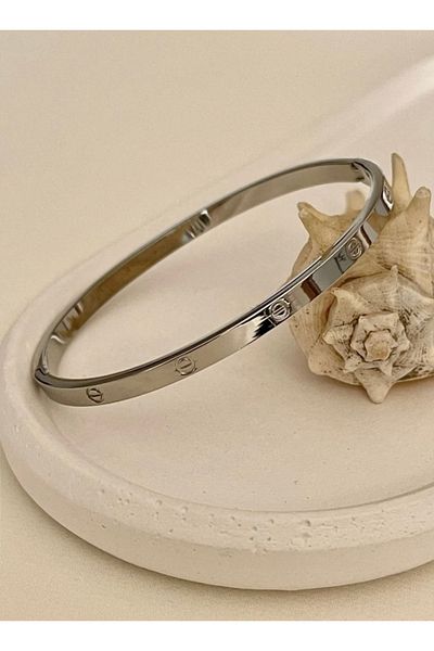 Ore design Thin Steel Cuff Bracelet