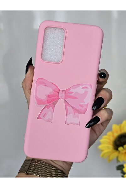 Magic Ring OPPO A16 / A55 Uyumlu İçi Kadife Lansman Kurdele Baskılı Kılıf