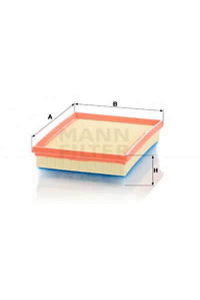 MANN Air Filter Citroen Berlingo Iii- Ds7 Crossback-Ds Automobiles Ds7 Crossback- Spacetourer-O Gnzrz