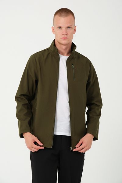Bonesti Ανδρικό παλτό Softshell Khaki - Αδιάβροχο