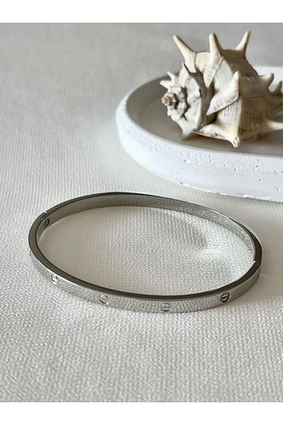 Ore design Thin Steel Cuff Bracelet