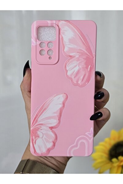 Magic Ring Xiaomi Note 11 PRO / Note 12 PRO 4G Uyumlu İçi Kadife Kelebek Lans...