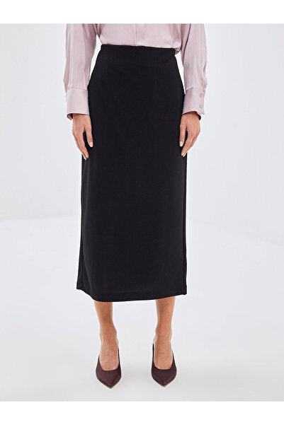 LC Waikiki Γυναικεία φούστα Narrow Fit Plain Crepe (W4)