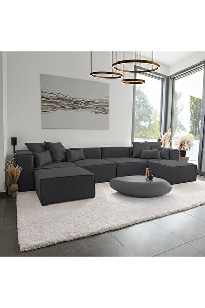 DREAM GARDEN Angelo 6 Modül Modüler Köşe Koltuk Takımı