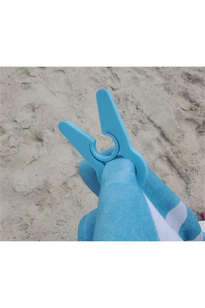 GENCAX 4 Pieces Sunbed Towel Pegs