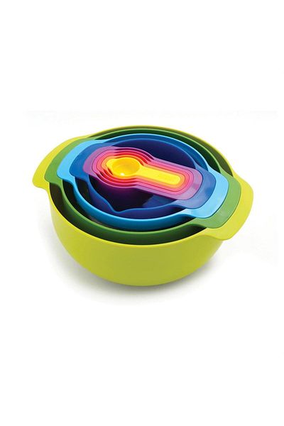 Joseph Joseph Nest 9 Plus - Multi-Colored Mixing Bowl Set