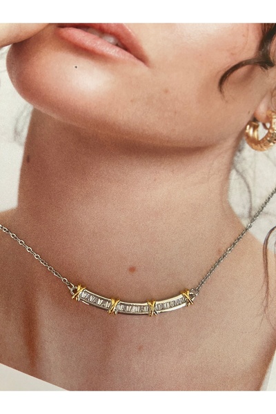 Pinery Jewels سلسلة VIP المخصصة - قلادة ذهبية للنساء من الفولاذ المقاوم للصدأ...