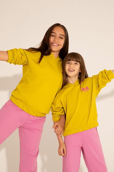 U.S. Polo Assn. Hanorac cu glugă pentru fetiță verde fistic - 50276900 -VR087