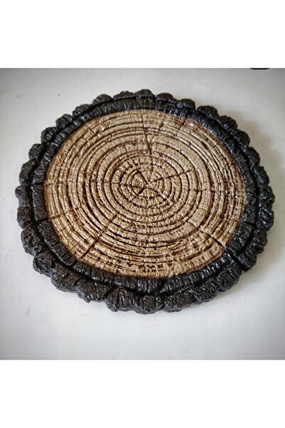 morlalem m Yuvarlak Kütük Altlık Sunumluk, Bardak Altı, Mumluk Silikon Kalıp ...