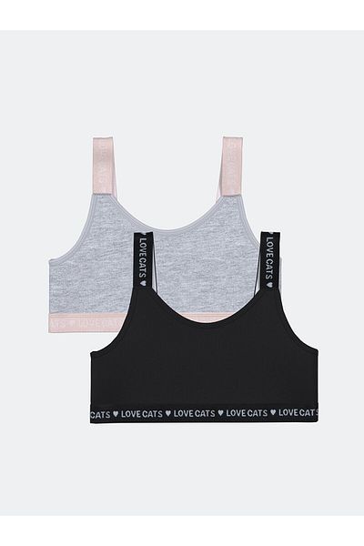 LC Waikiki LW - Printed Girl's Bustier 2-pack