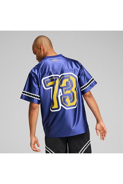 Puma Show Basketball Men's Blue Basketball Jersey