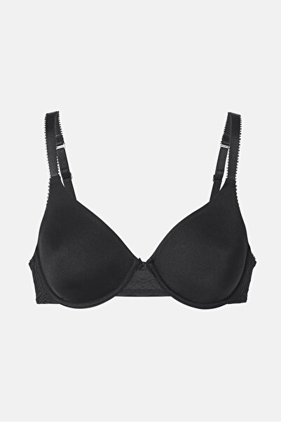 Tchibo Women Lace Detail Underwired Bra, Black