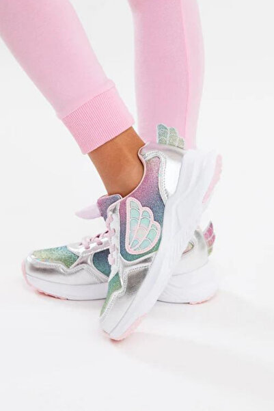 CONGUITOS Işıklı Unicorn Sneakers - Gümüş