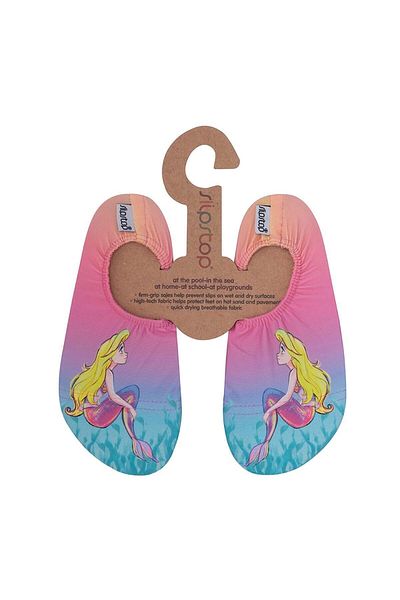 SLIPSTOP Mermaid Printed Non-Slip Sea Booties for Girls