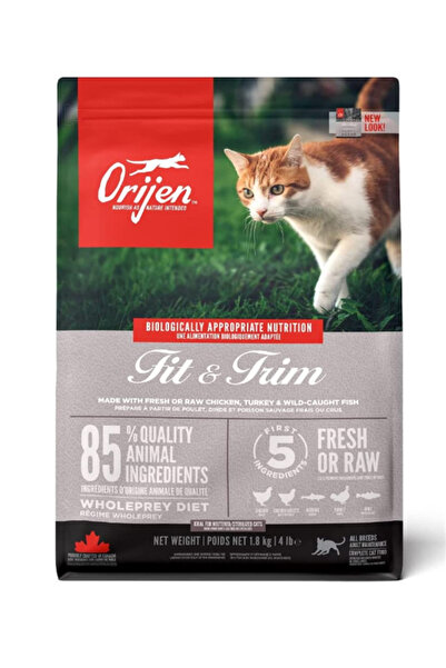 Orijen Fit & Trim Kilolu Kediler Için Tahılsız Mama 1,8 Kg - Petshopundan