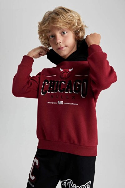 DeFacto A5529 Світшот Nba Chicago Bulls Oversize Fit
