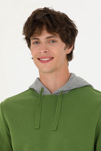 U.S. Polo Assn. Men's Green Sweatshirt 50276540 -Vr054