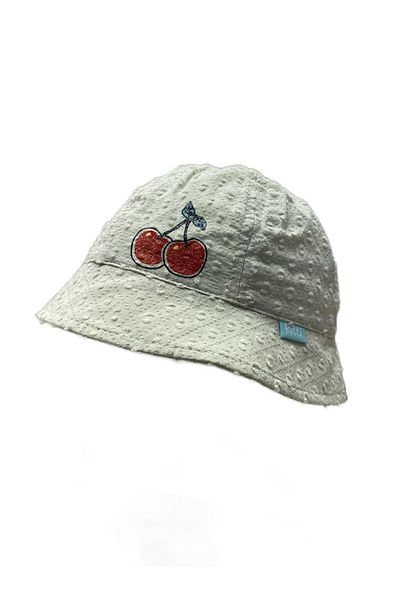 Kitti Cherry Baby Girl Hat - Green