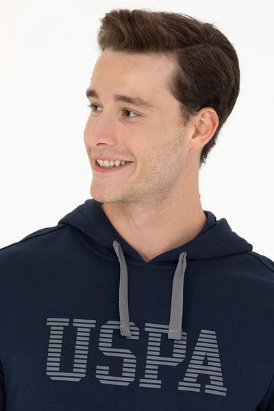 U.S. Polo Assn. Мъжки тъмносин суитшърт - базов модел 50276087-VR033