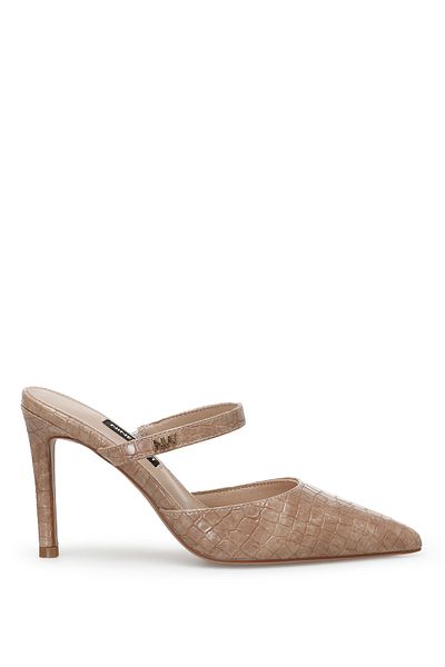 Nine West Ahlona 2pr Γυμνό Kadın Topuklu Terlik