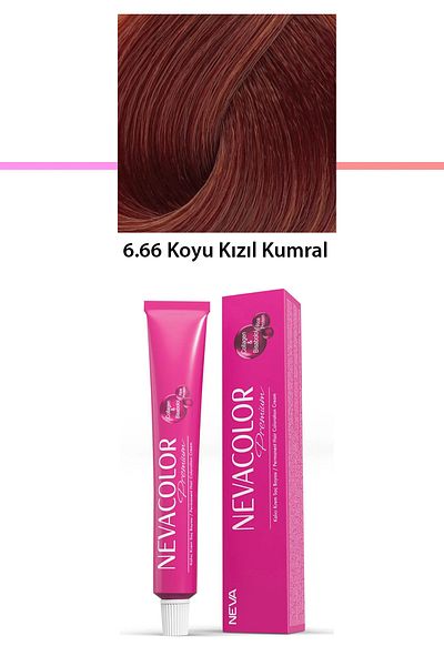 Skygo Premium 6.66 Dark Red Brunette - Permanent Cream Hair Dye 50 g Tube