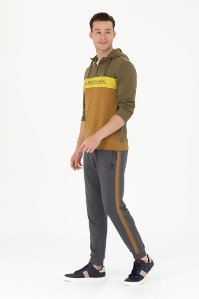 U.S. Polo Assn. Ανδρικό αθλητικό παντελόνι Anthracite 50273956-VR006