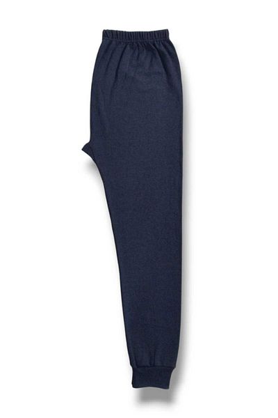 Senar Winter Indigo Color Raised Mesh Tights Ribbed Fabric Soft Underwear with Cuffs