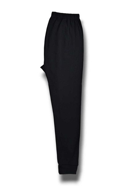 Senar Winter Black Color Ribbed Mesh Tights Ribbed Fabric Soft Underwear with Cuffs