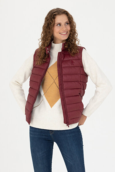 U.S. Polo Assn. Burgundy Women's Vest50275669-VR014