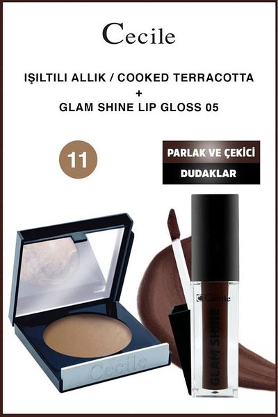 Cecile Sparkling Cheeks and Shiny Alluring Lips Series 11-05