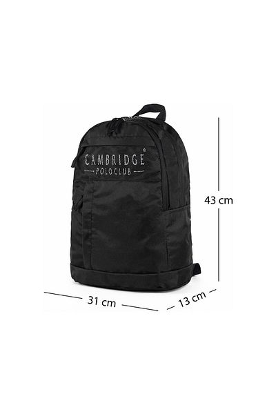 Cambridge Polo Club Backpack Plcan2105-black