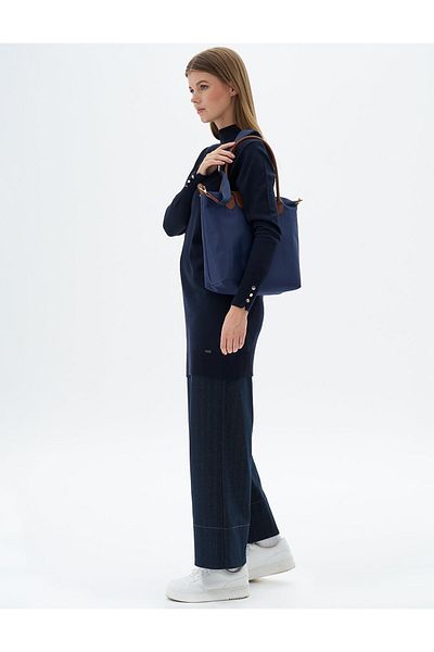 Kayra Μπλε ζιβάγκο Basic Knitwear Tunik
