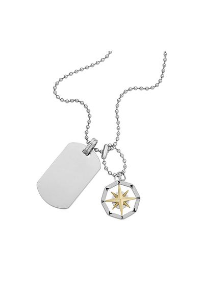 Fossil Jewel Jf04208-998 Men's Necklace