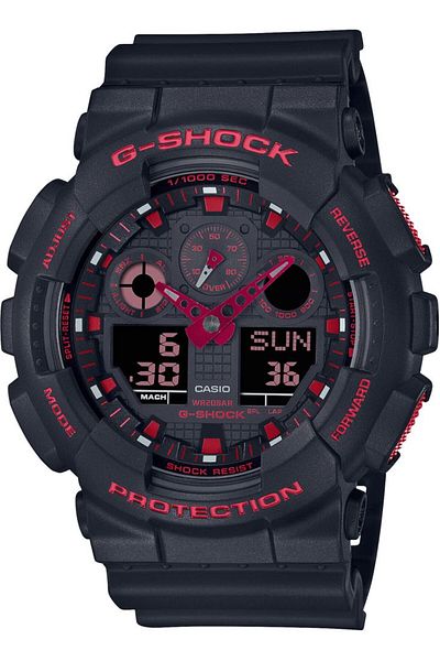 Casio Men's Wristwatch Ga-100bnr-1adr