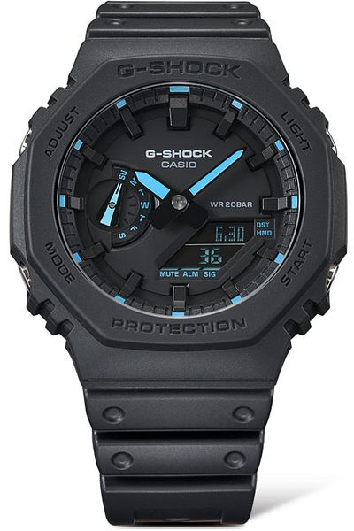 Casio ساعة جي-شوك هايب بيست للرجال نيون GA-2100-1A2DR