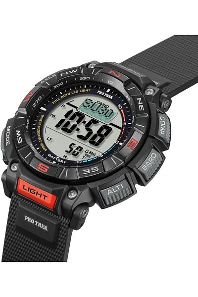 Casio Protrek Prg-340-1dr Men's Wristwatch - Stylish and Functional Design