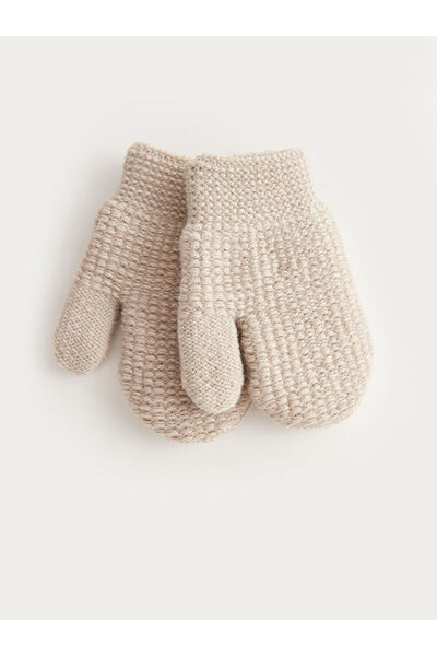 LC Waikiki Lw - Self Patterned Knitwear Baby Boy Gloves